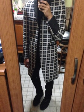 「CHRISTIAN DADA（クリスチャンダダ）のアイテム（ダウンジャケット/コート）」を使った、Yuu Horiuchiさん（メンズ・178cm）の冬コーディネート