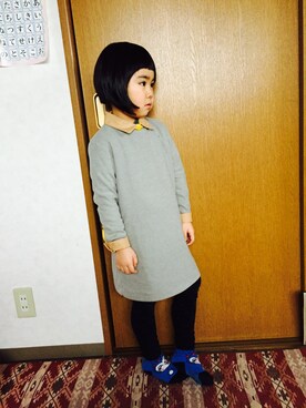 「uu」｜「アイテム（ワンピース/ドレス）」を使った、gomamaさん（レディース・110cm）の春コーディネート