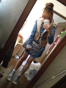 Haruponさん（レディース・160cm）の秋コーディネート