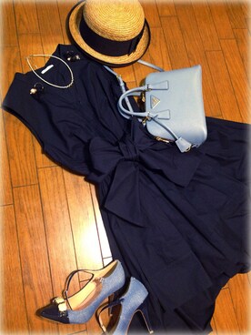 naoさん（レディース・153cm）の春コーディネート