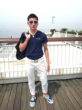 「CARRERA（カレラ）のアイテム」を使った、ばっしーさん（メンズ・169cm）の春コーディネート