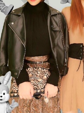 「AMINA COLLECTION（アミナコレクション）のアイテム」を使った、myさん（レディース・154cm）の春コーディネート