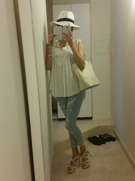 中山こころさん（レディース・160cm）の夏コーディネート