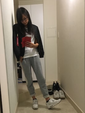 「splendid（スプレンディッド）のアイテム」を使った、中山こころさん（レディース・160cm）の秋コーディネート