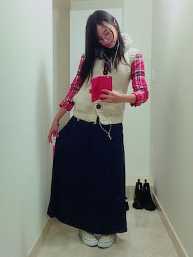 中山こころさん（レディース・160cm）の秋コーディネート