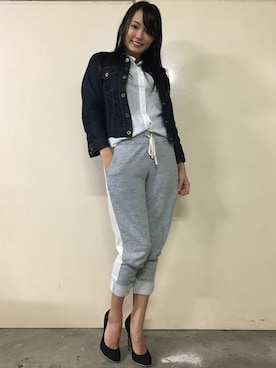 「splendid（スプレンディッド）のアイテム」を使った、中山こころさん（レディース・160cm）の秋コーディネート