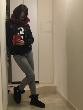 中山こころさん（レディース・160cm）の冬コーディネート