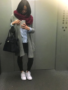 中山こころさん（レディース・160cm）の冬コーディネート