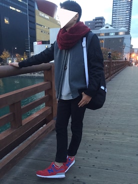 ゆずこしょうさん（メンズ・166cm）の冬コーディネート