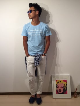 「Daniel Wellington」｜$$$_threearrowsさん（メンズ・165cm）の春コーディネート