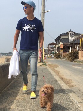 「Daniel Wellington」｜$$$_threearrowsさん（メンズ・165cm）の春コーディネート