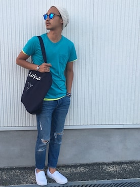 「Daniel Wellington」｜$$$_threearrowsさん（メンズ・165cm）の春コーディネート