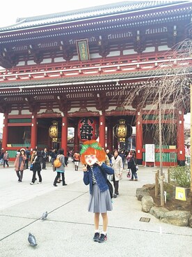 「PAGEBOY（ページボーイ）のアイテム（スカート、グレー系）」を使った、yuka.nさん（レディース・151cm）の春コーディネート