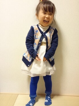 ゆん☺さん（キッズ・90cm）の冬コーディネート