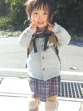 ゆん☺さん（キッズ・90cm）の冬コーディネート