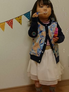 ゆん☺さん（キッズ・90cm）の冬コーディネート