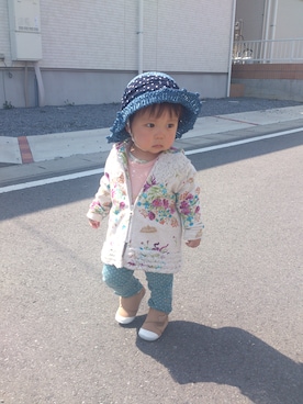 ゆん☺さん（キッズ・90cm）の冬コーディネート