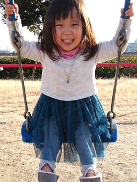 ゆん☺さん(キッズ・90cm)の冬コーディネート