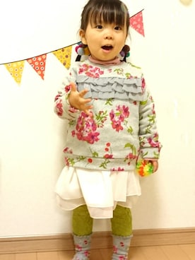 ゆん☺さん（キッズ・90cm）の冬コーディネート