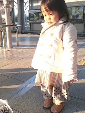 ゆん☺さん（キッズ・90cm）の冬コーディネート