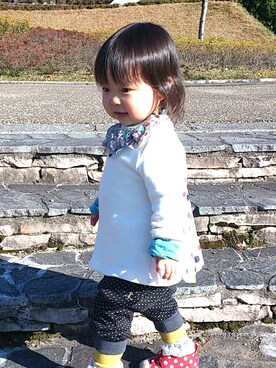 ゆん☺さん（キッズ・90cm）の冬コーディネート