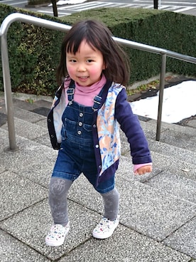 ゆん☺さん（キッズ・90cm）の冬コーディネート