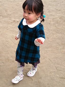 ゆん☺さん（キッズ・90cm）の冬コーディネート