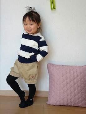 ゆん☺さん（キッズ・90cm）の冬コーディネート