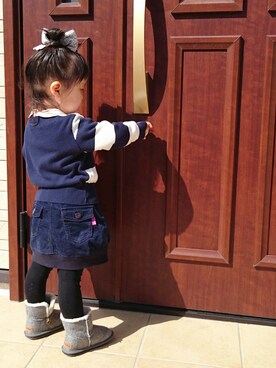 ゆん☺さん（キッズ・90cm）の冬コーディネート