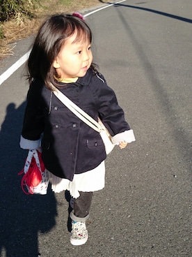 ゆん☺さん（キッズ・90cm）の冬コーディネート