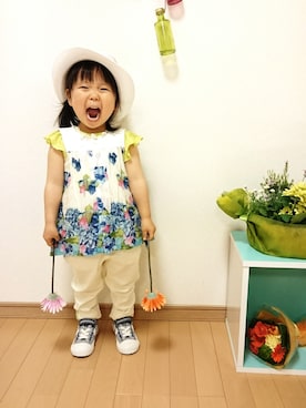 ゆん☺さん（キッズ・90cm）の春コーディネート