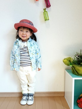 ゆん☺さん（キッズ・90cm）の春コーディネート