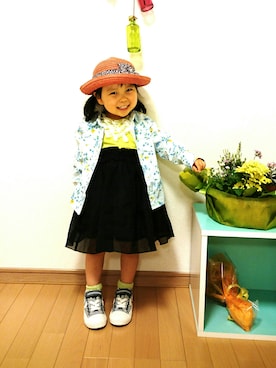 ゆん☺さん（キッズ・90cm）の春コーディネート
