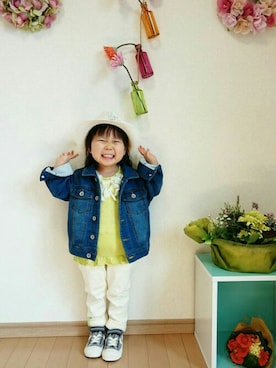 ゆん☺さん（キッズ・90cm）の春コーディネート