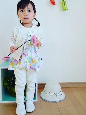 ゆん☺さん（キッズ・90cm）の春コーディネート