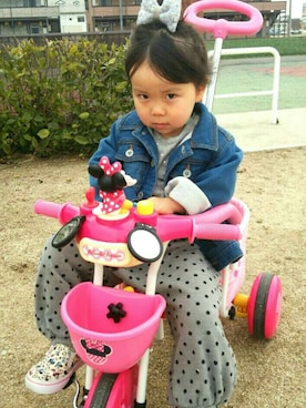 ゆん☺さん（キッズ・90cm）の春コーディネート