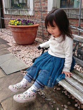 ゆん☺さん（キッズ・90cm）の春コーディネート