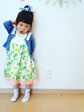 ゆん☺さん（キッズ・90cm）の春コーディネート