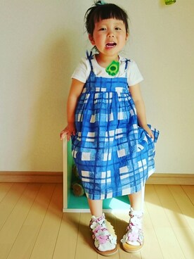 ゆん☺さん（キッズ・90cm）の春コーディネート