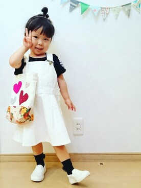 ゆん☺さん（キッズ・90cm）の夏コーディネート