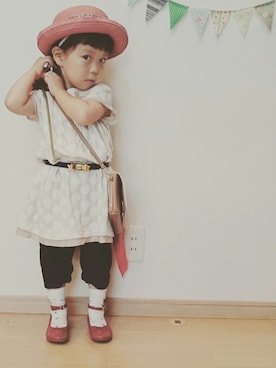 ゆん☺さん（キッズ・90cm）の夏コーディネート