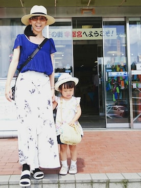 「VIS（ビス）のアイテム」を使った、ゆん☺さん（キッズ・90cm）の夏コーディネート