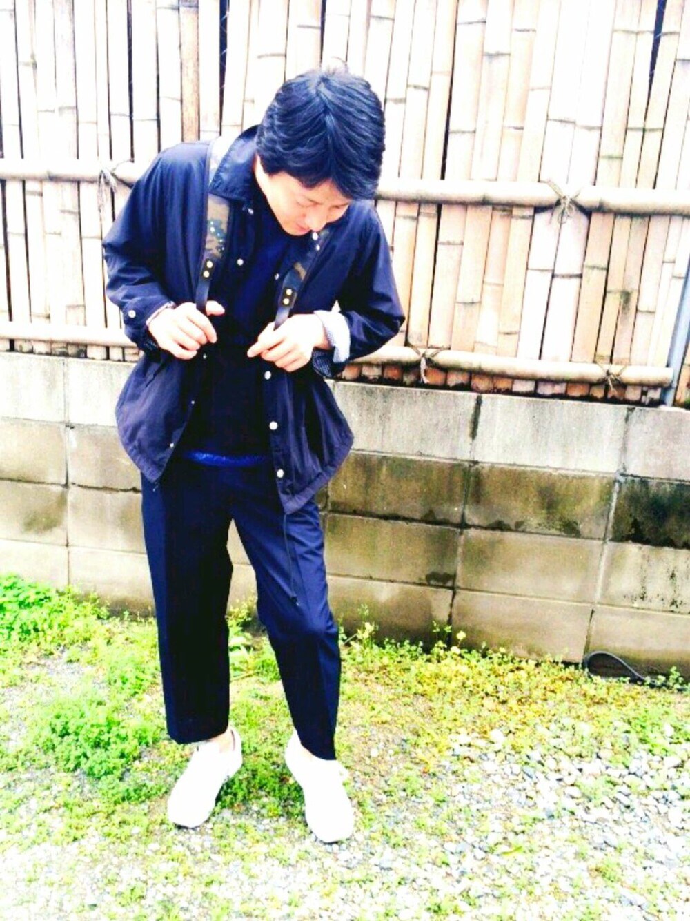 プラダ コットンブレンド オーバーコート 48 ステンカラーコート 坂口健太郎着 プラダ コットンブレンド オーバーコート 48 ステンカラーコート