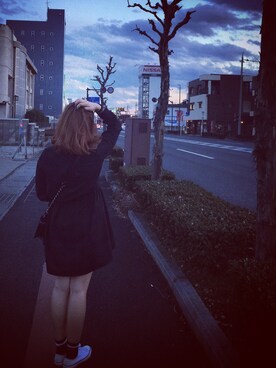 「CONVERSE（コンバース）のconverse（コンバース） ALL STAR OX（オールスターOX）（スニーカー）」を使った、Caelyn陈婷婷さん（レディース・162cm）の春コーディネート