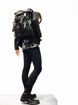 「アイテム（バックパック/リュック）」を使った、o-taさん（メンズ・174cm）の冬コーディネート