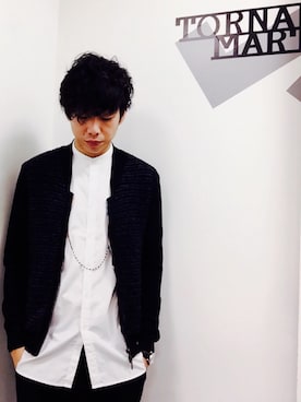 「アイテム（ニット/セーター）」を使った、o-taさん（メンズ・174cm）の秋コーディネート