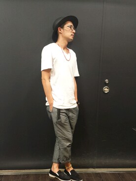 BOYCOTT横浜丸井スタッフ01さん（メンズ・171cm）の夏コーディネート