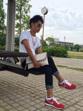 「BLISS POINT Mens（ブリスポイント メンズ）のアイテム」を使った、satoaさん（メンズ・168cm）の夏コーディネート