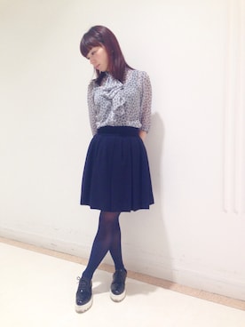 「ボウタイ」｜Rosettaさん（レディース・155cm）の秋コーディネート