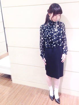 「ボウタイ」｜Rosettaさん（レディース・155cm）の秋コーディネート